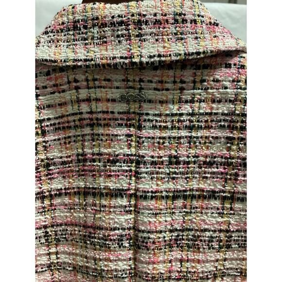 Hugo Boss jappa tweed crop multicolor jacket - Picture 5 of 8